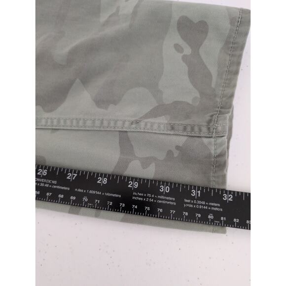 Jordan Craig Cargo Pants Men 36 (35x32)* Camo Green Cotton Relaxed Straight Leg - Picture 10 of 10